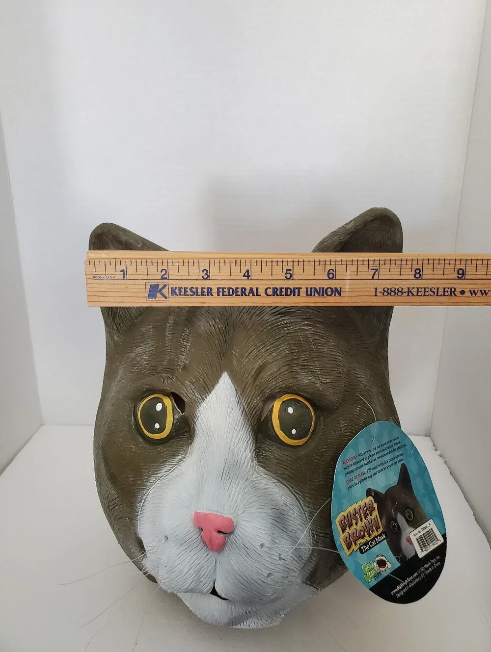NEW Kitty Cat Latex Mask NWT BIG MOUTH TOYS Buster Brown